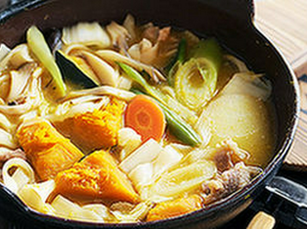 特製　かぼちゃときのこのほうとう