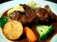 特製のビーフシチュー! 柔らかくて美味しいです