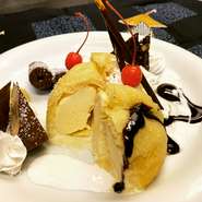 アイスクリームの天ぷら