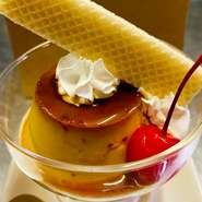 自家製昭和の固いプリン