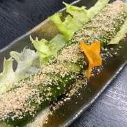 キューリの一本漬け