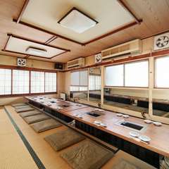 24名様まで入る大広間は、8名から予約が可能です