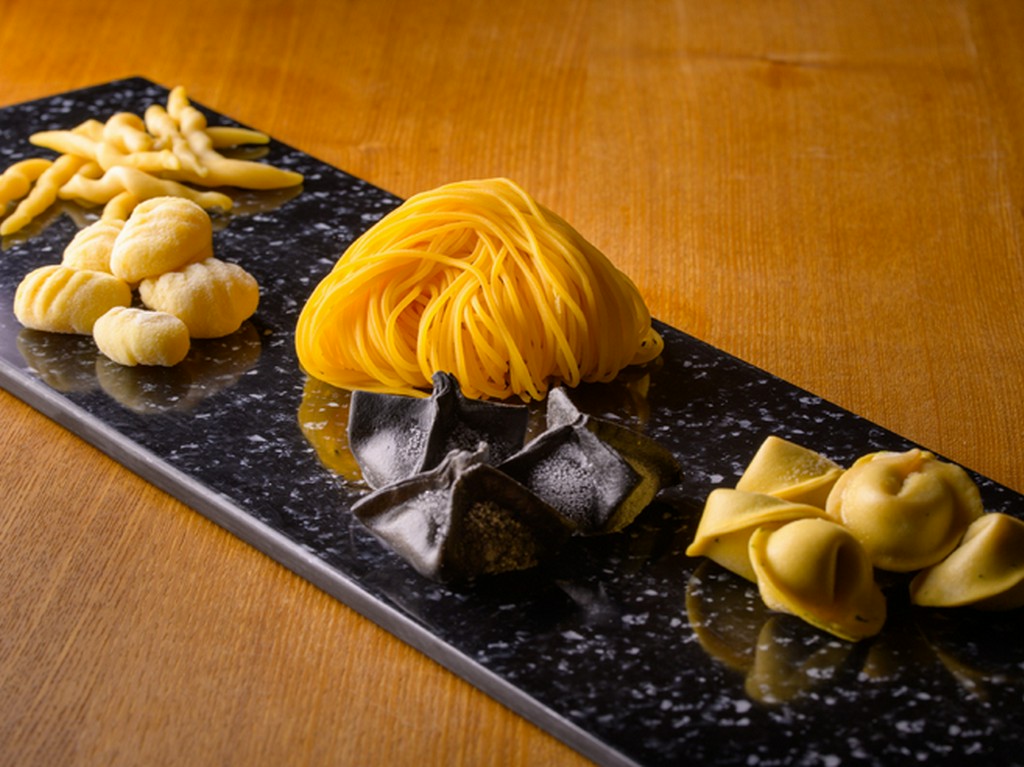 自家製手打ちパスタの数々