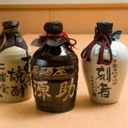 焼酎や日本酒も美味しいと思うものを取り揃えております。