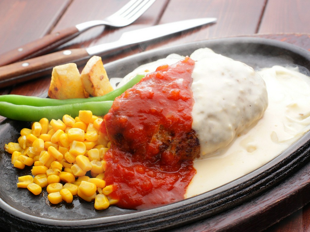 日替わりのランチハンバーグ