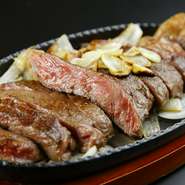 とろける旨みと脂の甘みを存分に。『国産黒毛和牛　サーロインステーキ　150g』