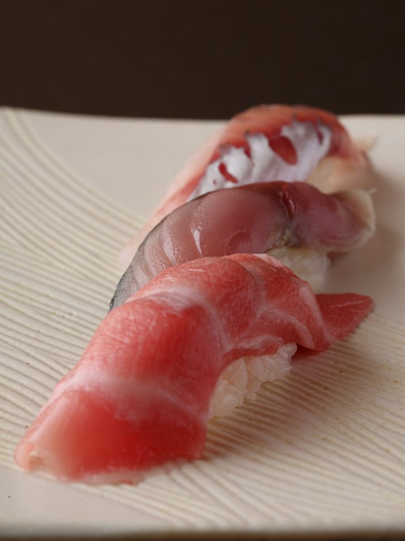 見た目も美しいにぎり寿司