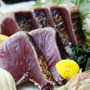 高知ならではの新鮮なカツオをお楽しみ下さい。