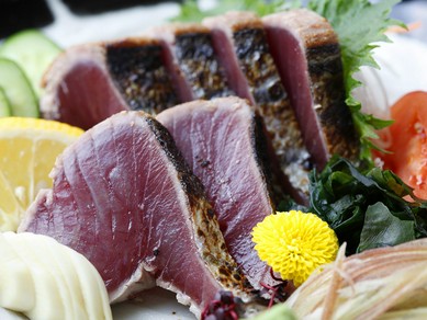 カツオの塩タタキ