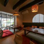 個室6人×2部屋（1つは、堀りごたつ式）