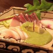 ぬたとは、にんにく葉に味噌や酢を混ぜてつくる高知県の伝統的な調味料です。