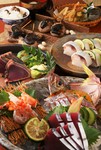 「蛍槍」の素朴な料理の数々を楽しめるコースです。