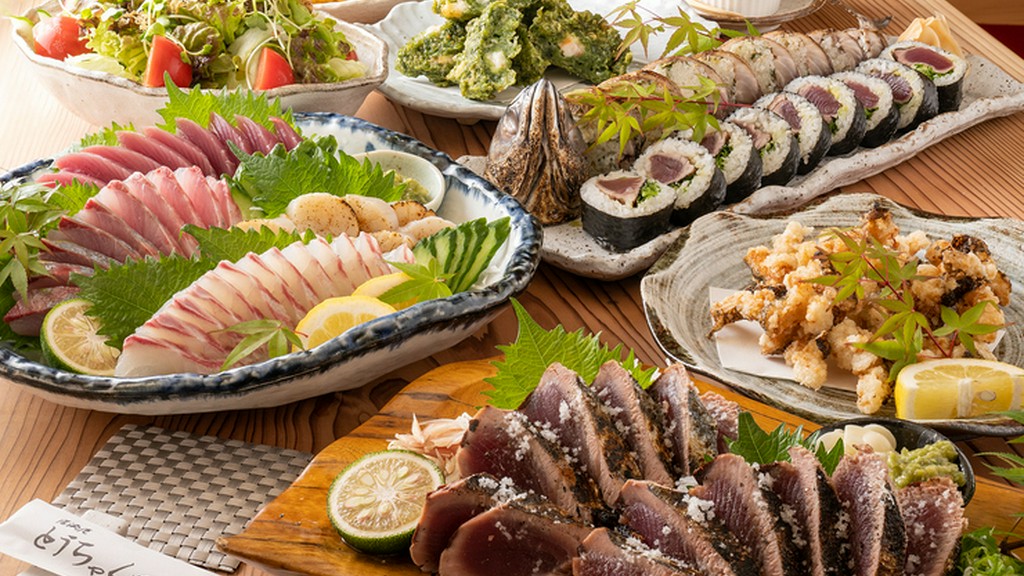 とうちゃんやおすすめのお料理のみのコースです。
+3000円で2時間飲み放題にできます。