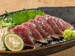 カツオ塩タタキ