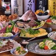 ●瀬戸内の幸が満載のコース料理（鍋あり・鍋なし）ございます。