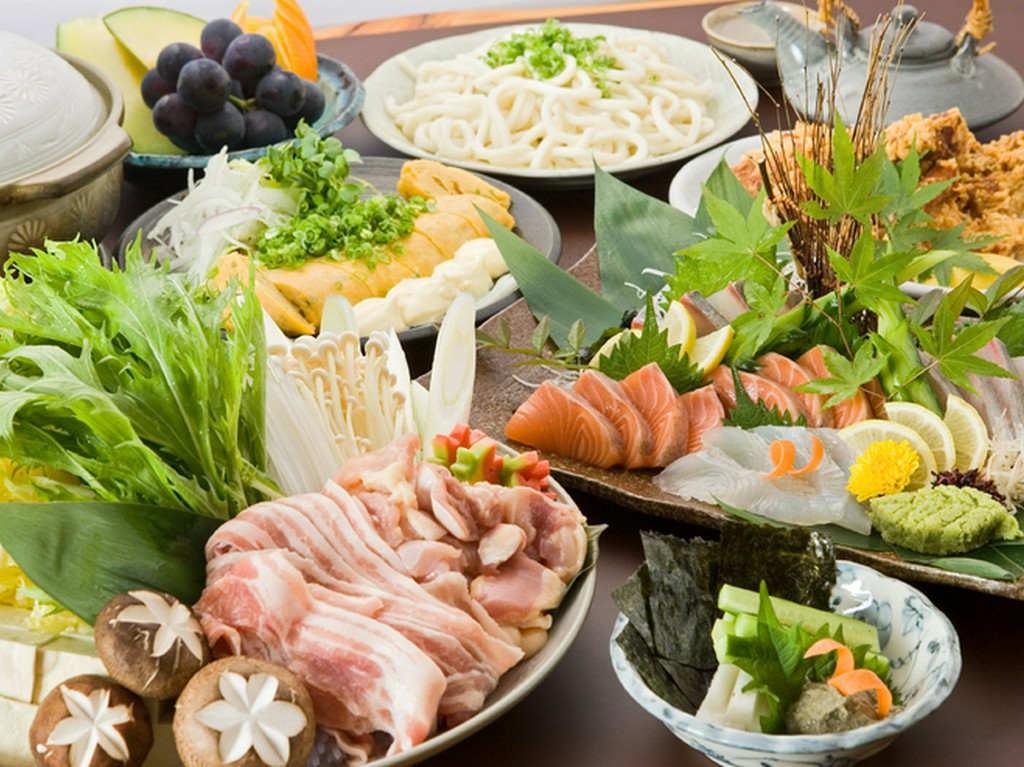 冬期は、寒ぶりしゃぶ鍋・ふぐ鍋コース・焼きしゃぶ鍋コースで！