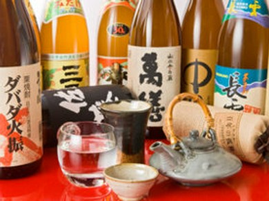 焼酎メニュー豊富です