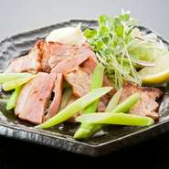 城川町手作りベーコンアスパラ炒め