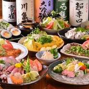 コース料理も自慢の逸品！