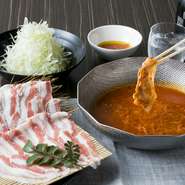 梅屋特製トマト出汁しゃぶしゃぶ