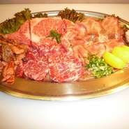 （塩タン・ロース・特上ハラミ・バラ）