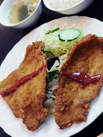 豚ロースのカレー粉揚げ