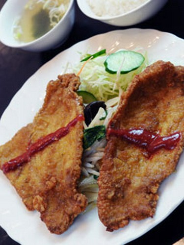 豚ロースのカレー粉揚げ