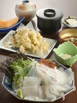 鐘崎産名物イカ定食