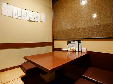 小さなお子様ものんびり、掘りごたつで一家団欒