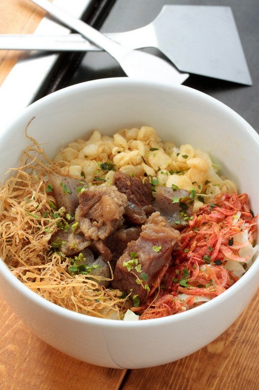 Dakotaもんじゃ（トッピング／牛スジ入り）