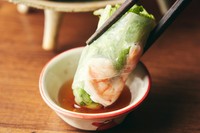海老と野菜の生春巻き