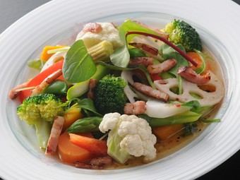 いろいろ採れたて温野菜サラダ