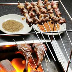 家族みんなで食べるヘルシーな羊肉の串焼き☆