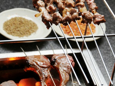 羊肉の串焼き