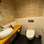 個室は広く、バリアフリーです