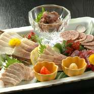 うね、さえずり、ひゃくひろ、赤身など人気の部位を盛り込んでいます。