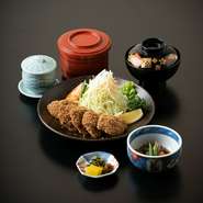 鯨カツ定食