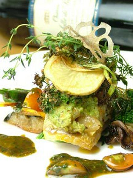 白身魚の香草焼き