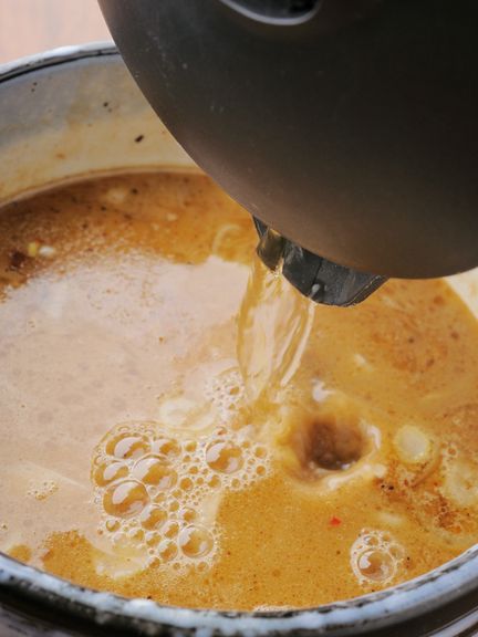 つけめんの〆には“スープ割り”もお忘れなく♪