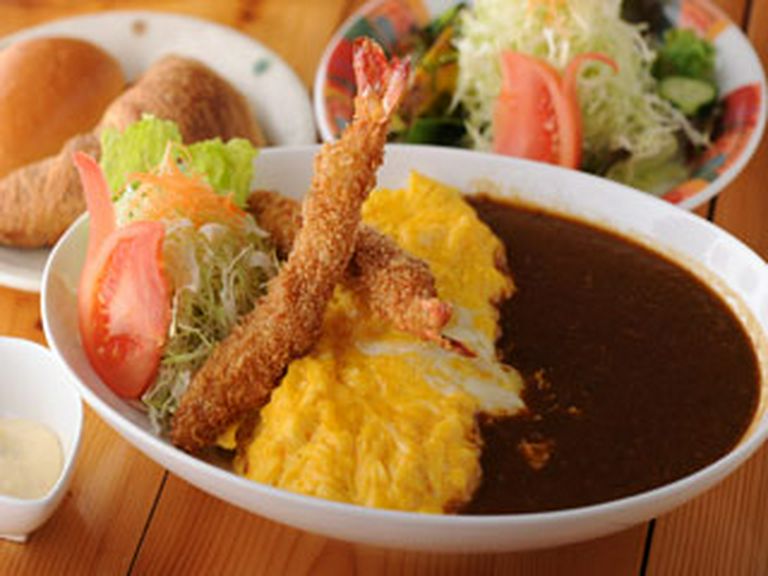 オムレツカレー