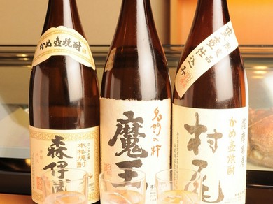 「魔王」や「村尾」「伊佐美」など入手困難な銘柄まで色々