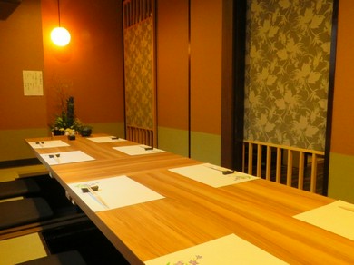 全お部屋が個室になりました！ゆったりお食事ができます！ 