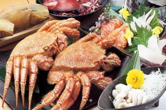 【北海道産】浜茹で毛蟹堪能コース！　※お料理のみ　１２１００円