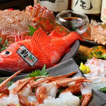 【北海道の豪華食材】網走産キンキと道産毛蟹の特別コース　16500円