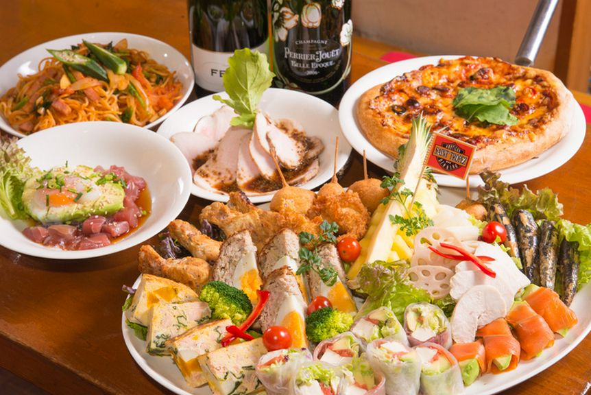 ビュッフェ貸切プラン 20名〜30名位、二次会にも使えます。、