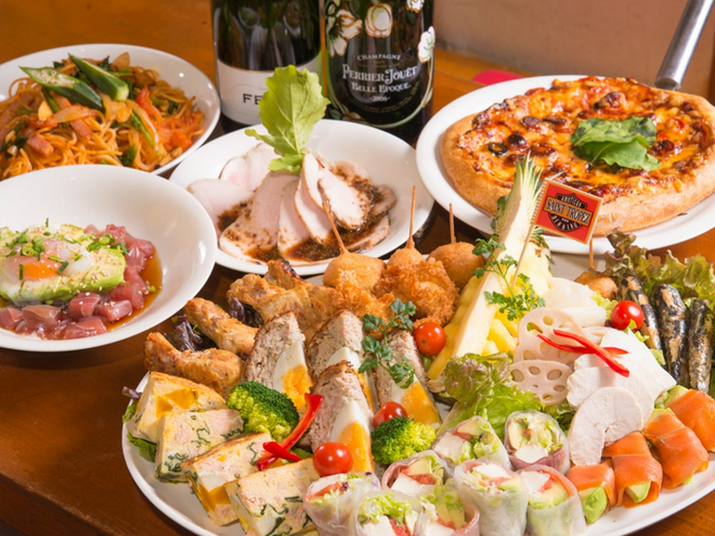 ビュッフェ貸切プラン　20名～30名位、二次会にも使えます。、