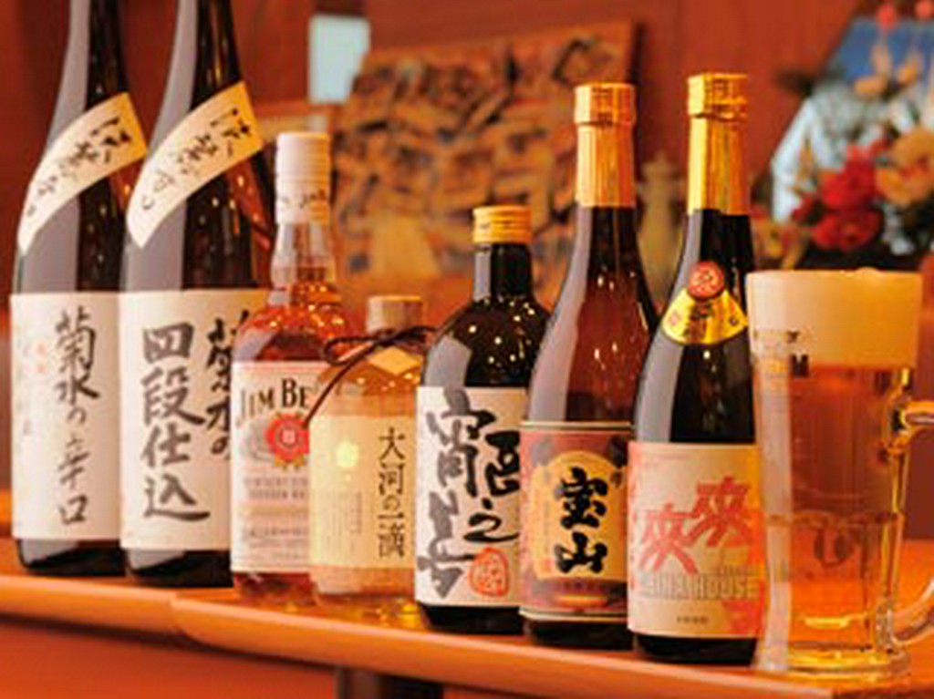 豊富なお飲み物が皆様をおもてなしいたします