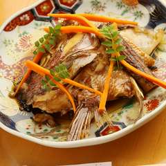 活タイあら煮