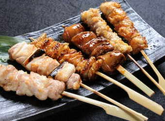 伊達鶏の焼鳥盛り合わせ