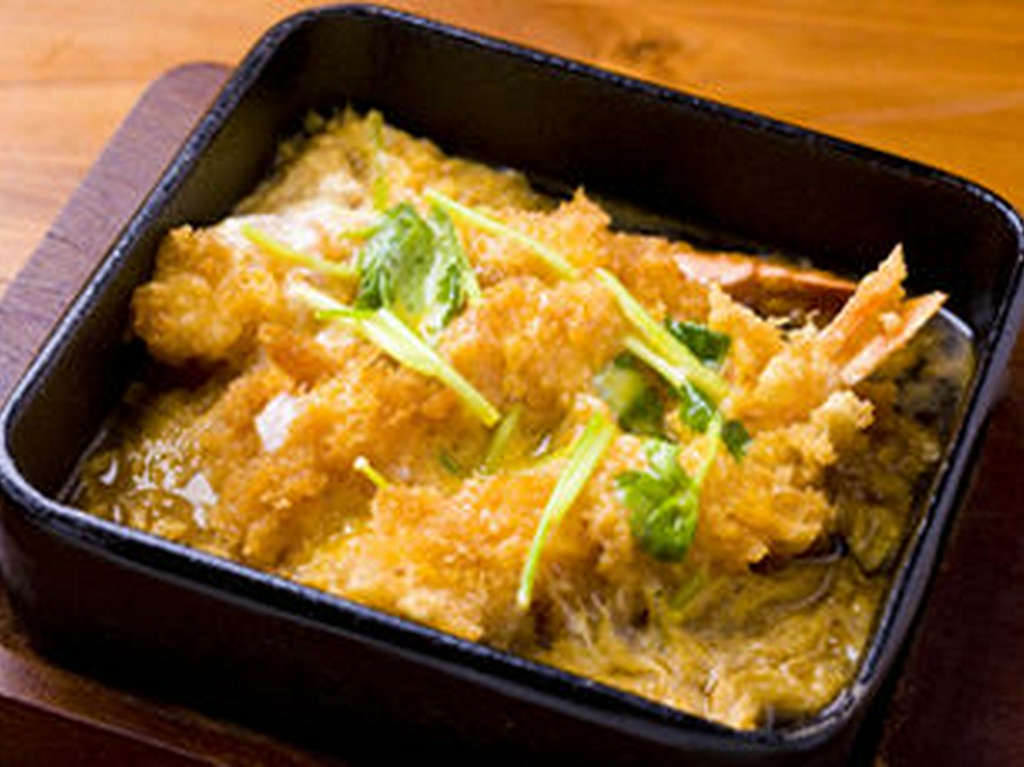 【ランチ】えびフライとじ定食